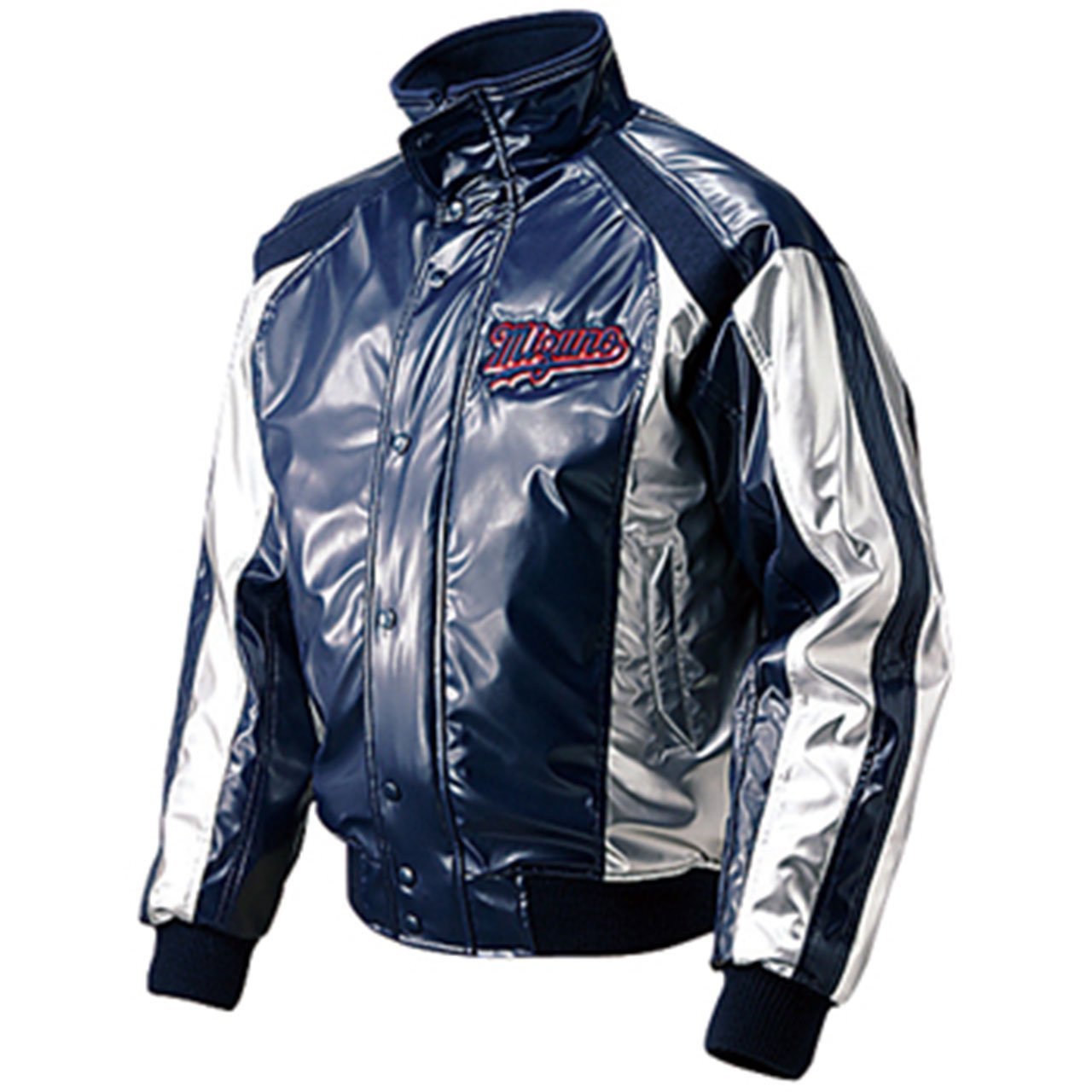 Mizuno ビクトリーステージ　グラコン　52WM323 ネイビー 吸湿発熱／ビクトリーステージ】ブレスサーモグラウンドコート